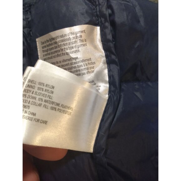 Womens Michael Kors Packable Down Jacket Puffer Size P XXS Blue - Picture 5 of 5